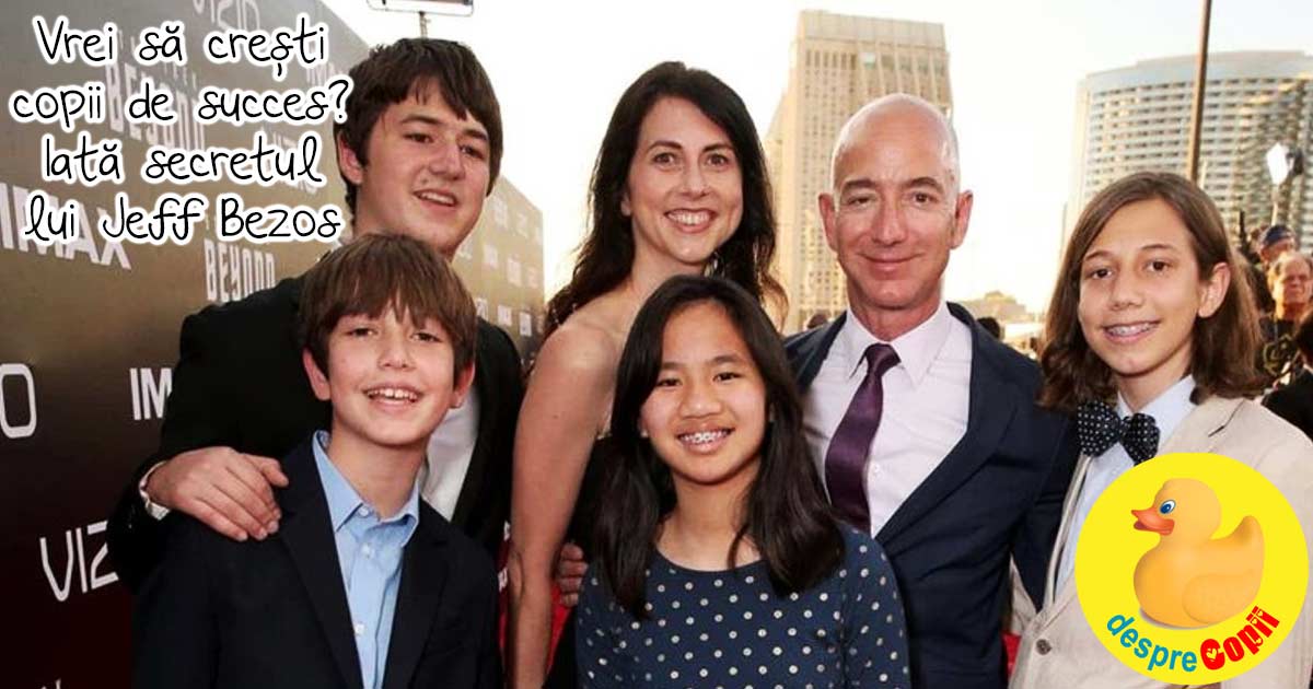 Vrei sa cresti copii de succes? Iata sfatul lui Jeff Bezos