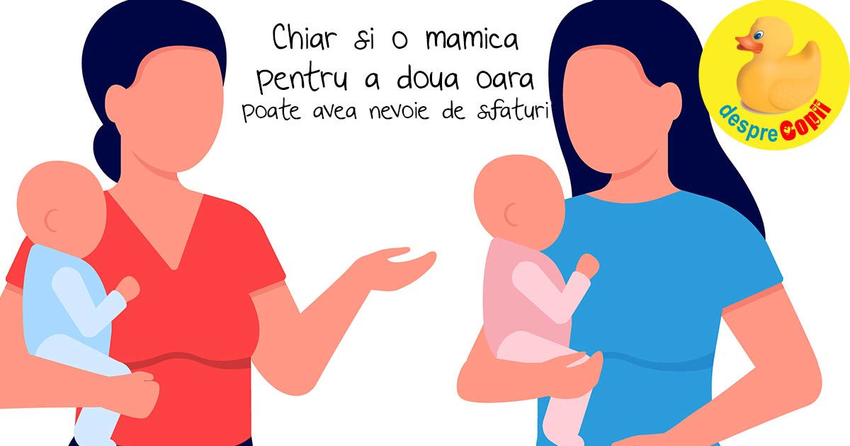 Cand te pregatesti sa devii mama a doua oara - 7 sfaturi de la mama la mama