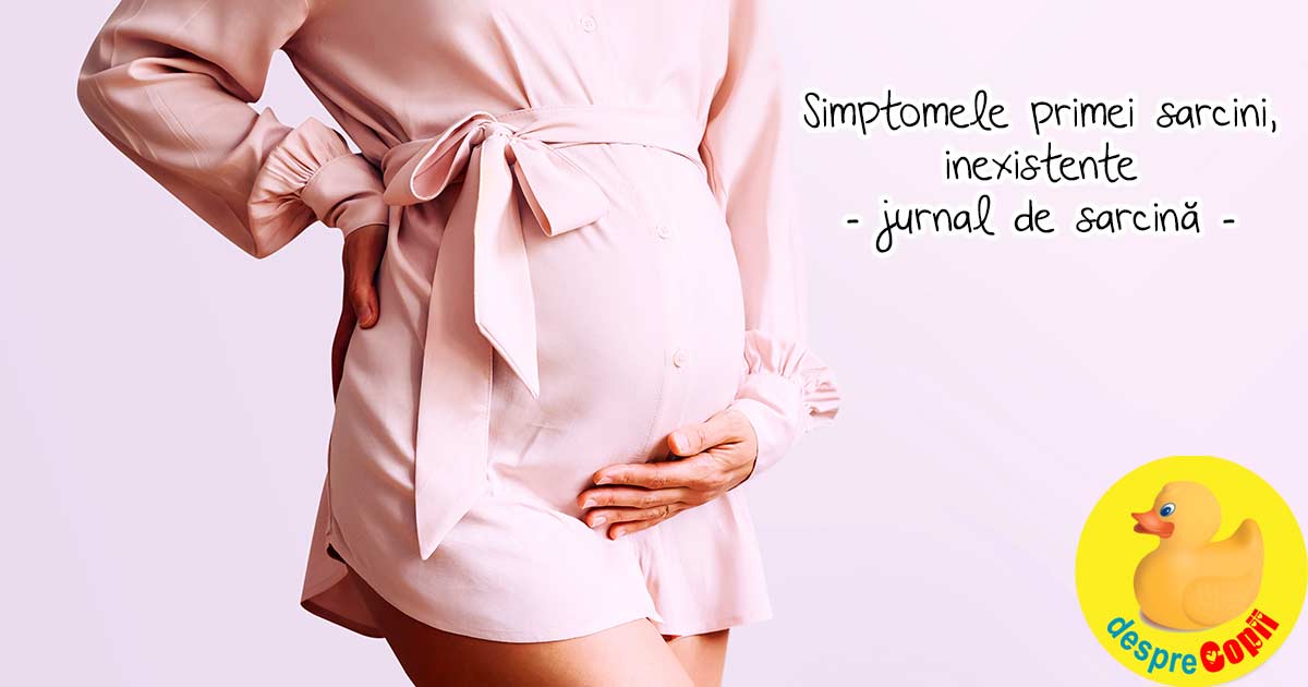 Simptomele primei sarcini au fost inexistente - jurnal de sarcina