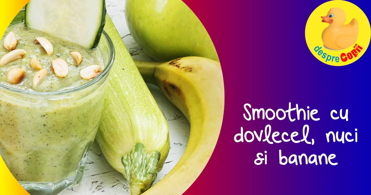 Smoothie de dovlecei si nuci - retete pentru bebelusi