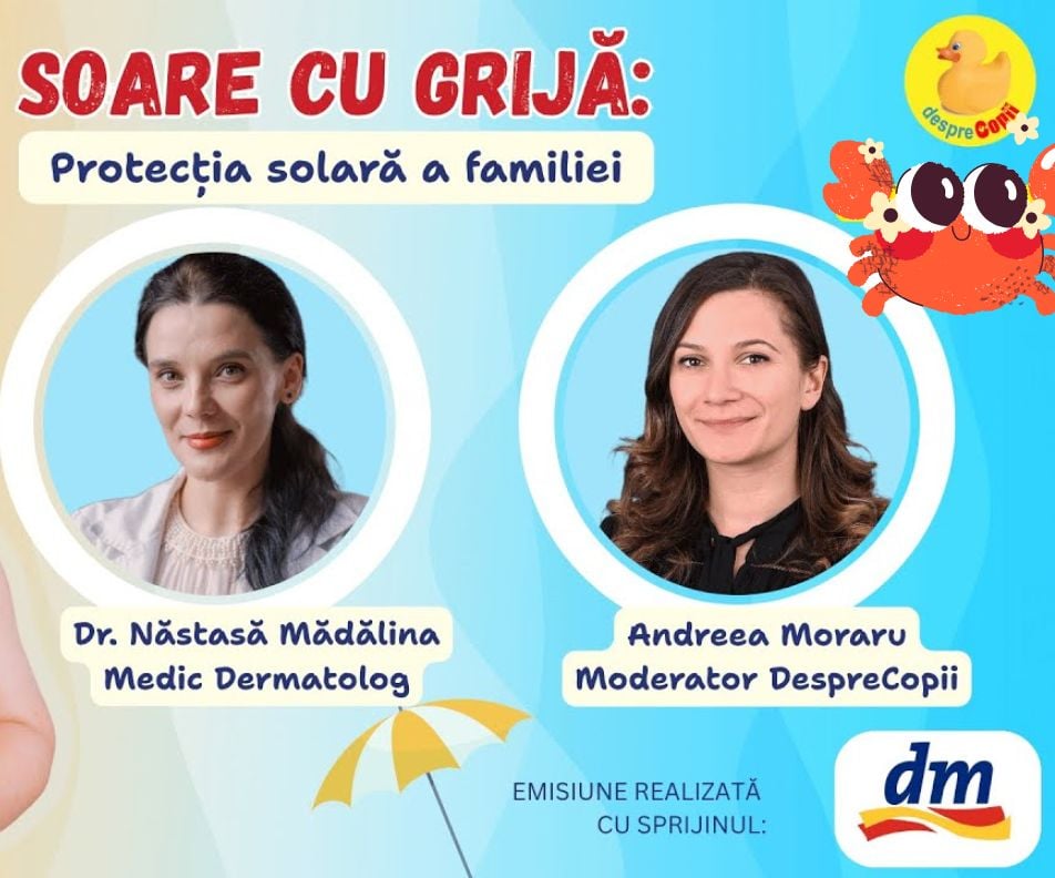 Soare cu grija: despre protectia solara a familiei - Sfatul medicului