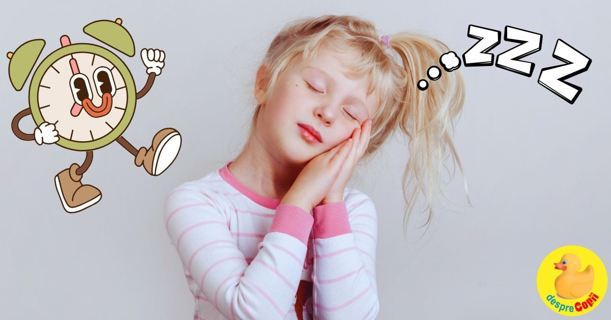 De ce este atat de importanta ora de culcare a copiilor