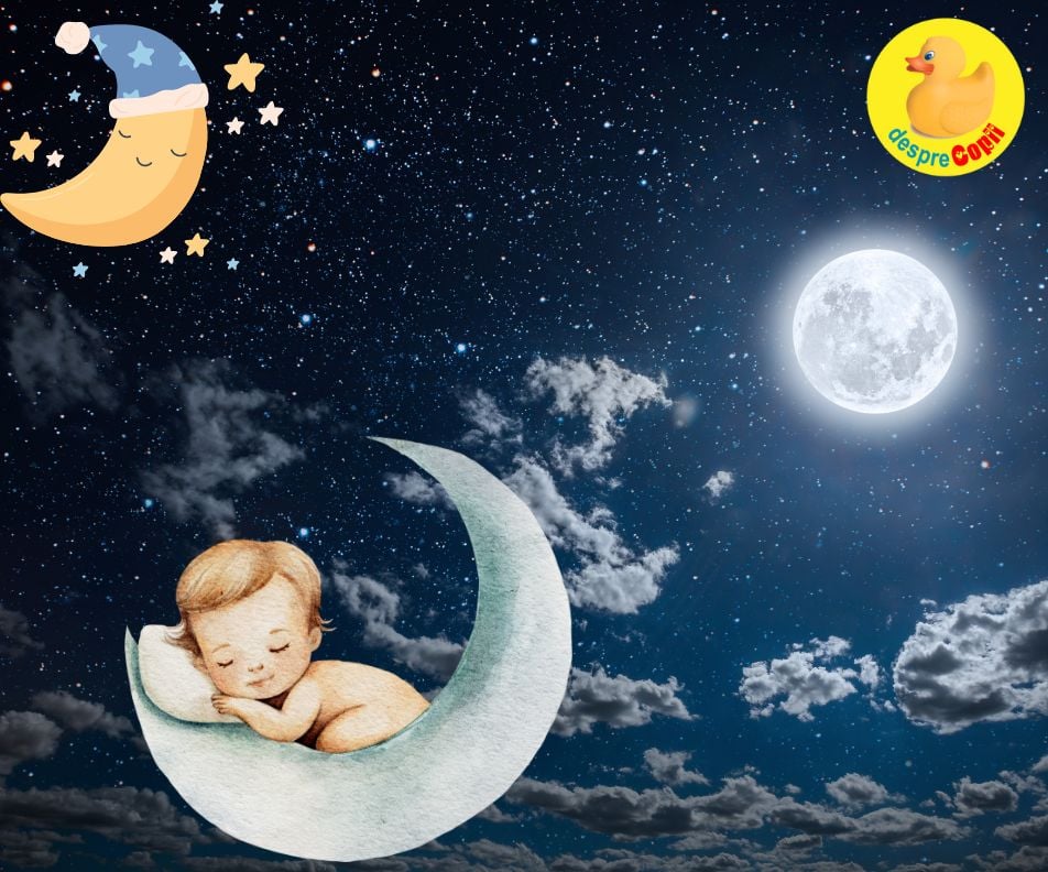 Poate afecta LUNA somnul copilului tau? acestea sunt datele cu luna plina cand ai putea observa niste modificari ale somnului copilului tau