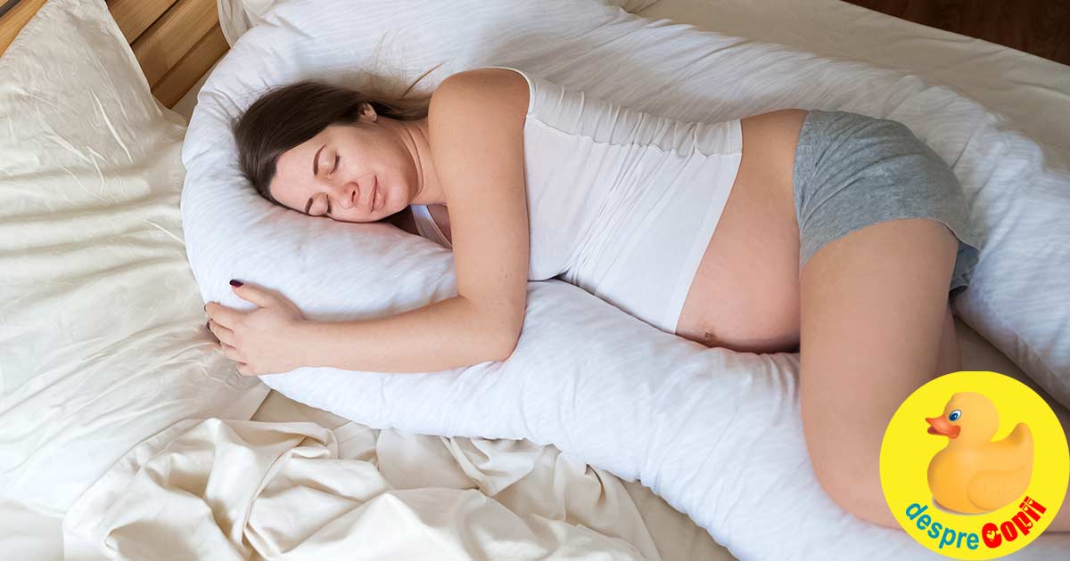 Probleme cu somnul in timpul sarcinii? Descopera cele mai bune pozitii si ajutoare pentru somn