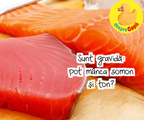 Sunt gravida: pot manca somon si ton?