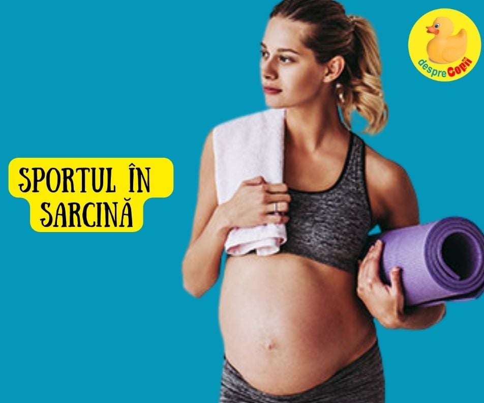 Sportul in timpul sarcinii -  care sporturi sunt indicate si care NU