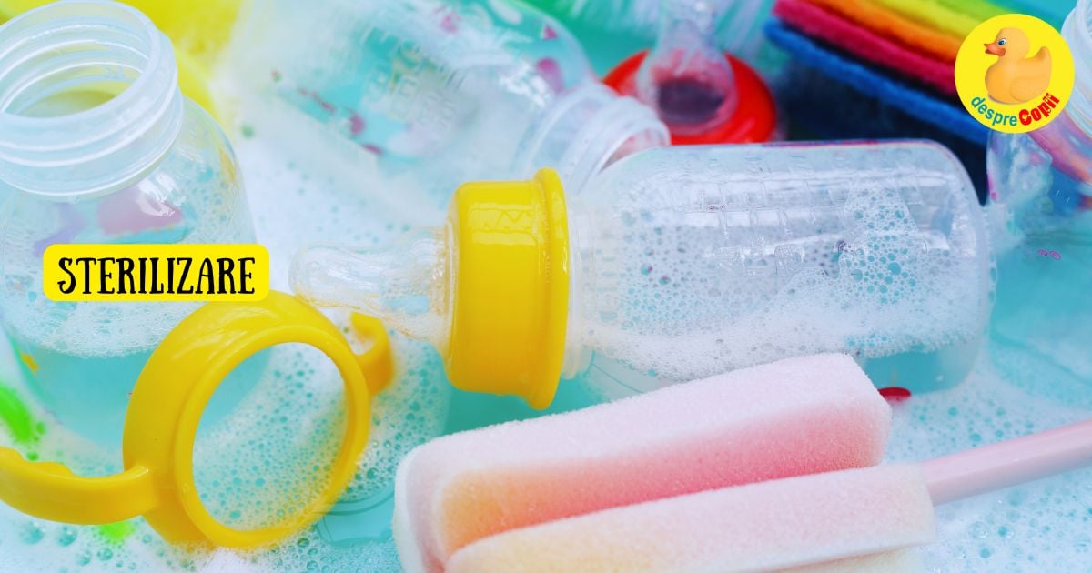 Sterilizarea biberoanelor si veselei bebelusului este foarte importanta pentru ca este inceputul unei imunitati sanatoase - evita aceste greseli