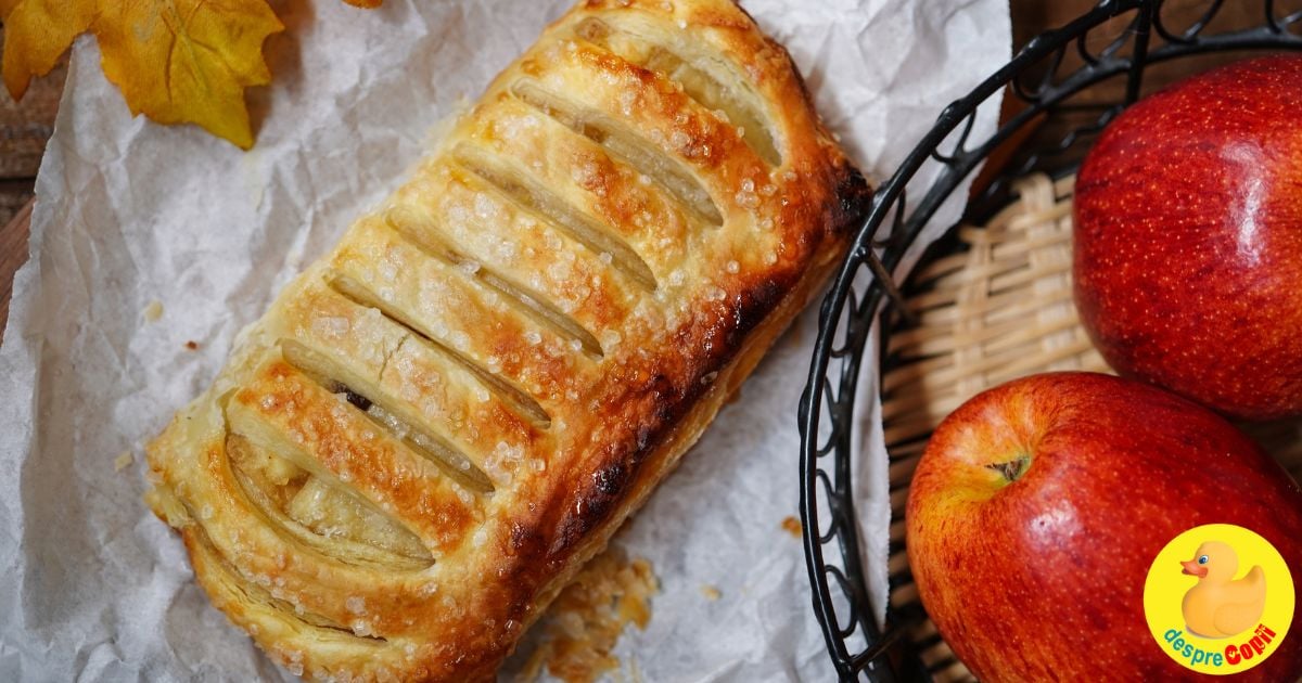 Strudel cu mere: desertul clasic care umple casa de parfum si inimile de bucurie