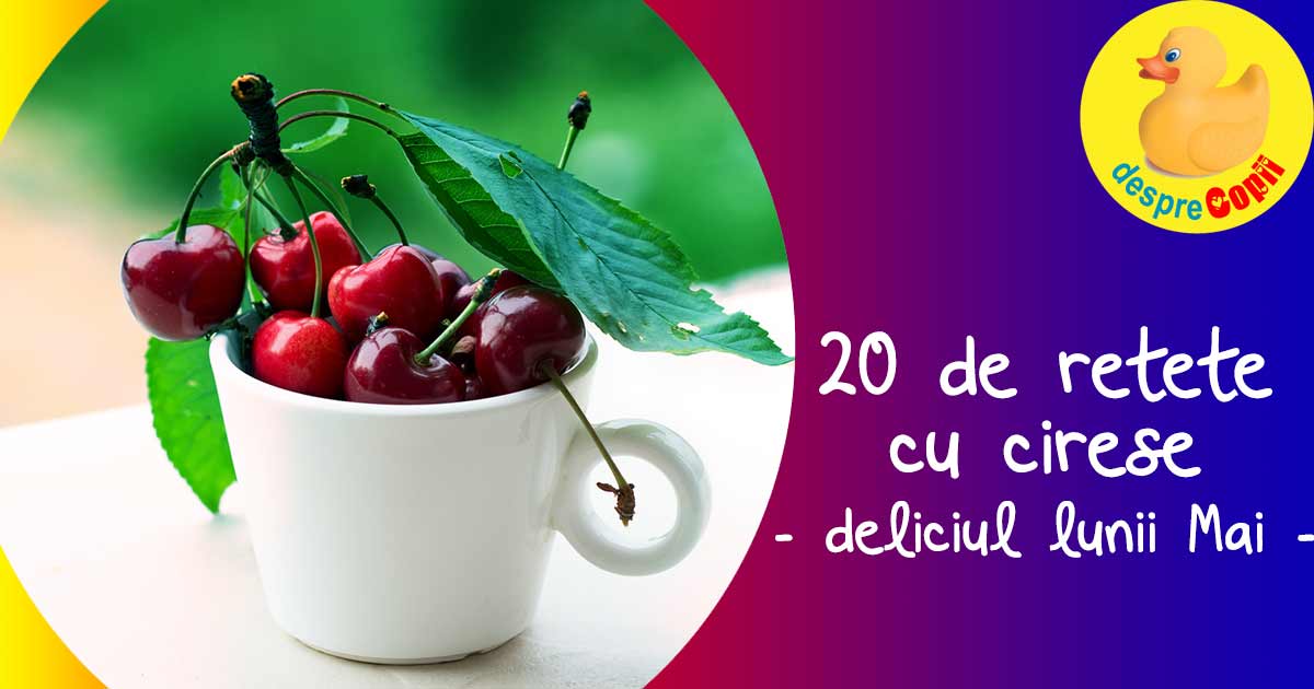 20 de retete cu cirese care merita incercate