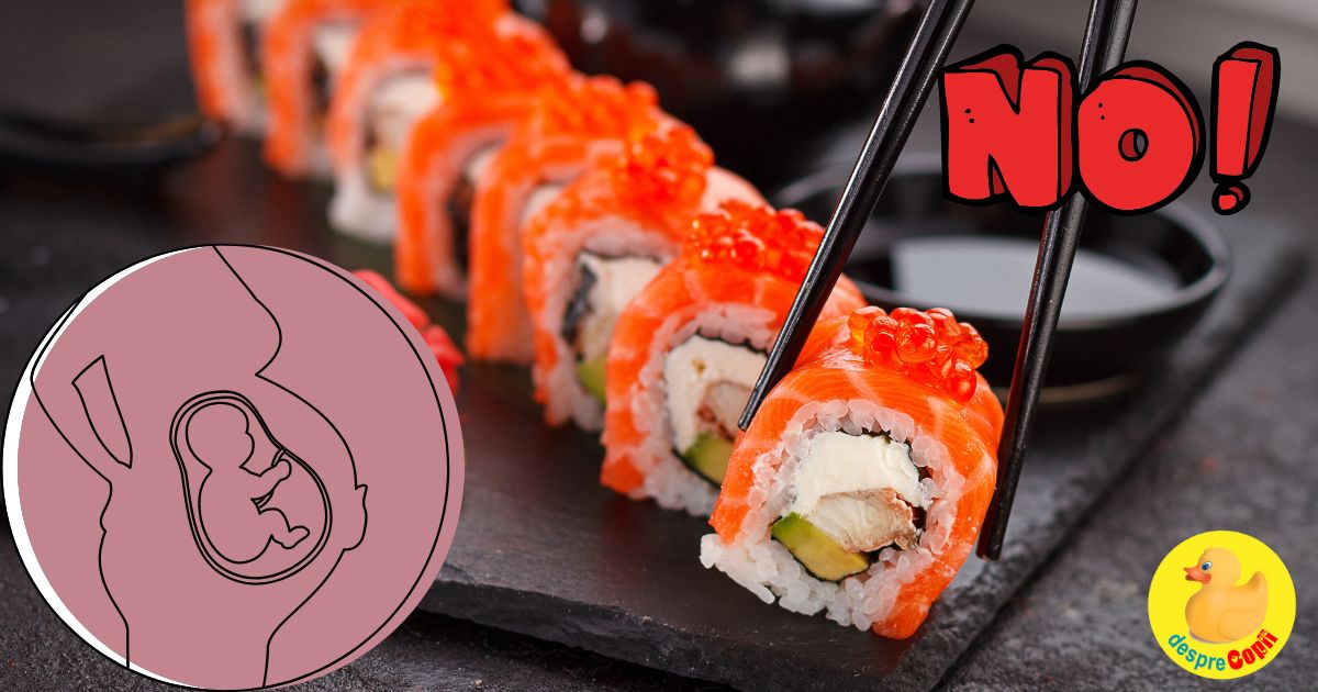 Sunt gravida: pot manca sushi?