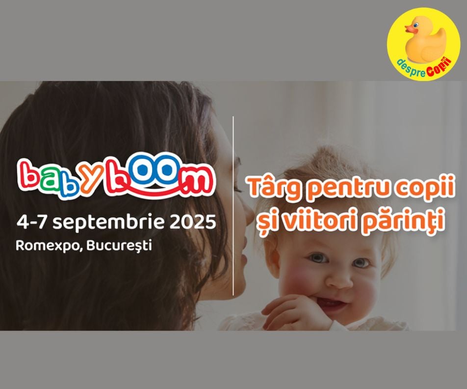 Baby Boom Show incepe joi, 4 septembrie - cel mai mare targ  din Romania pentru copii si viitori parinti!