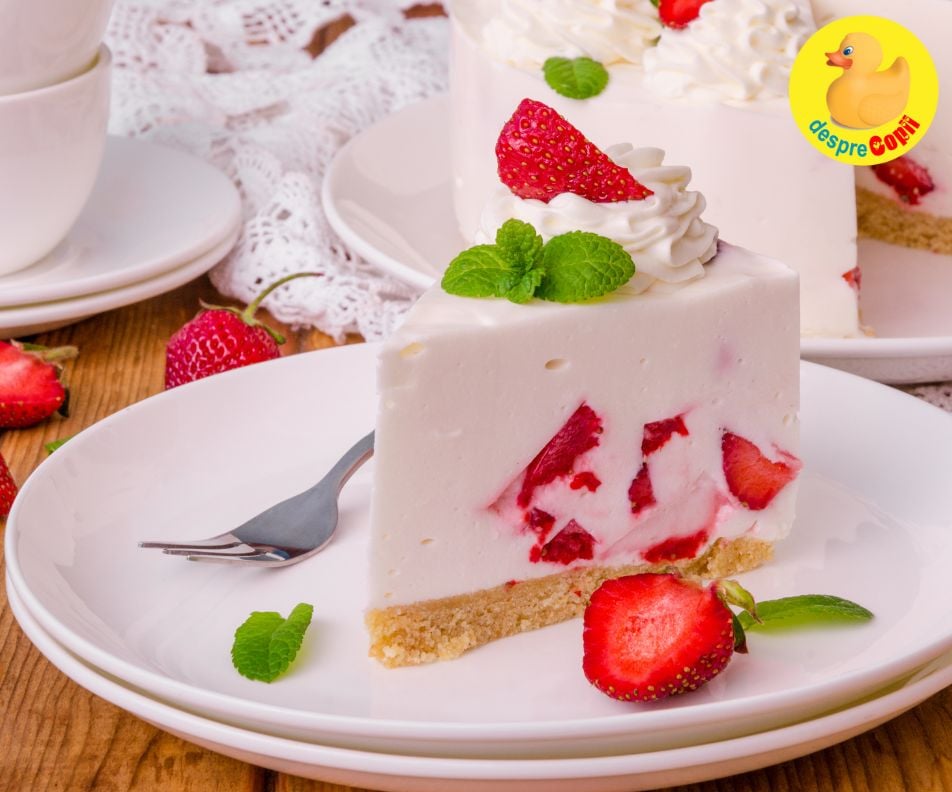 Tarta de capsuni fara coacere - desertul perfect pentru sezonul preferat