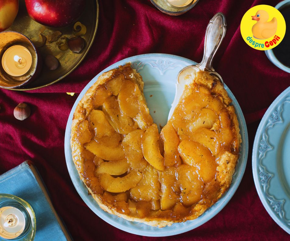 Tarta gustoasa cu mere si sirop de artar