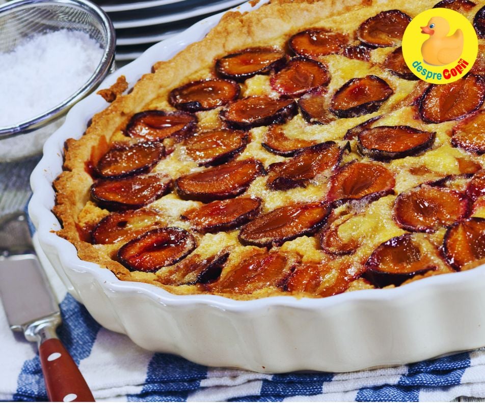 Tarta de toamna cu prune: dessert aromat si simplu
