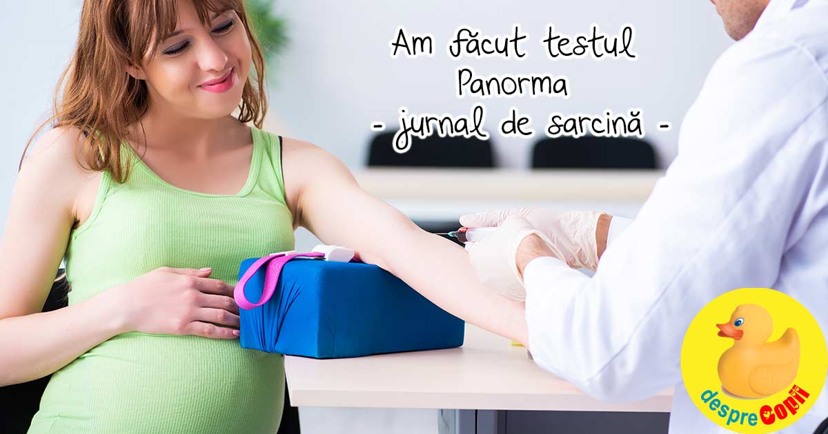 Testul Panorama in saptamana 13 -  probleme, emotii si rezultate - jurnal de sarcina