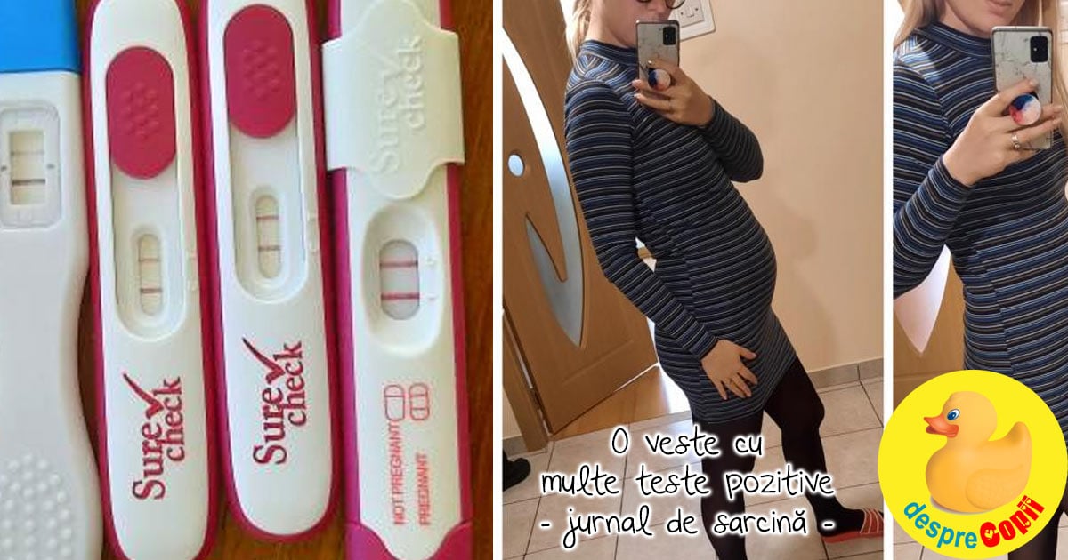 ZIua cu cinci teste pozitive de sarcina - jurnal de sarcina