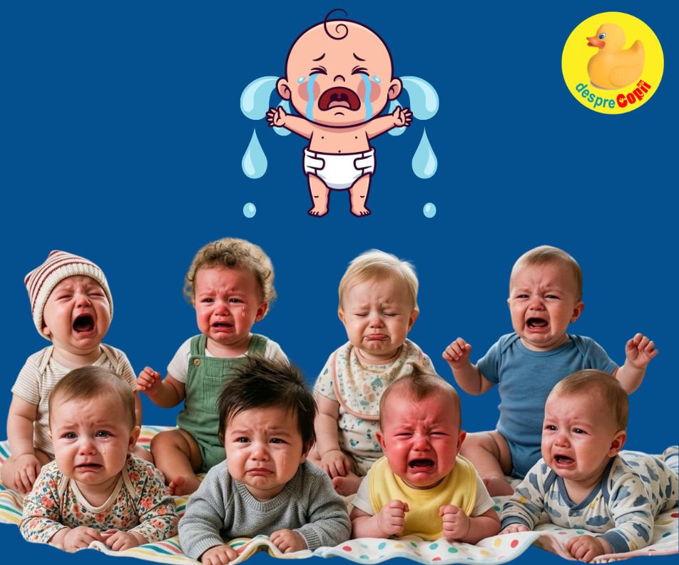 Bebe plânge? Există 8 tipuri de plâns – iar fiecare spune ceva diferit
