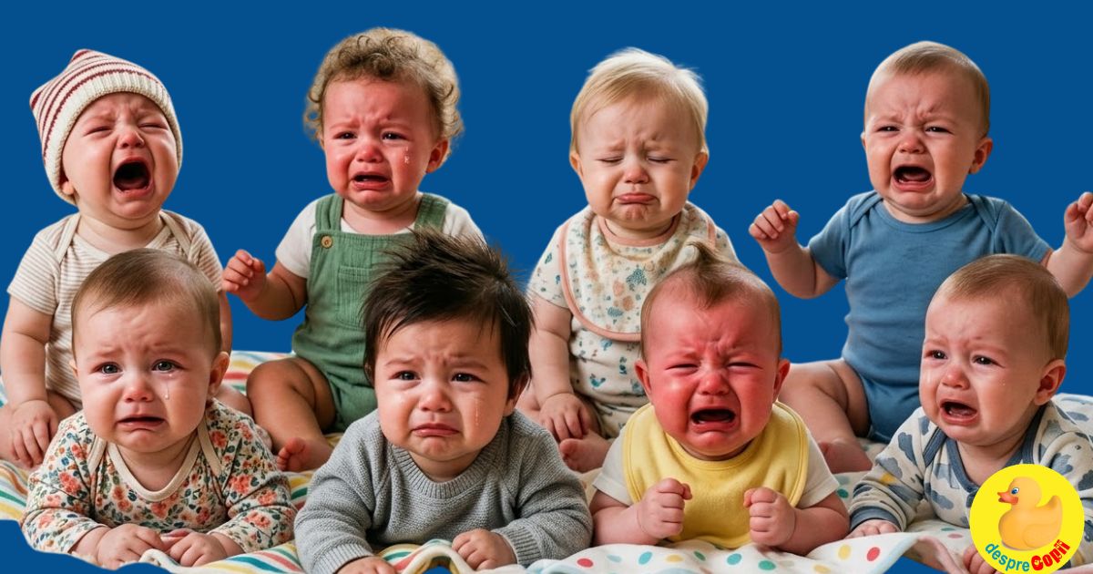 Bebe plange? Exista 8 tipuri de plâns – iar fiecare spune ceva diferit despre o nevoie pe care o are
