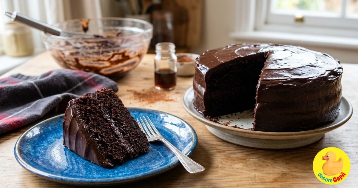 Tortul Dracula - cel mai dens tort de ciocolată. O reteta simpla si rapida pentru un deliciu intens.