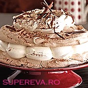 Tort bezea cu crema de ness si cocos