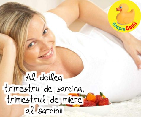 Al doilea trimestru de sarcina, trimestrul de miere al sarcinii