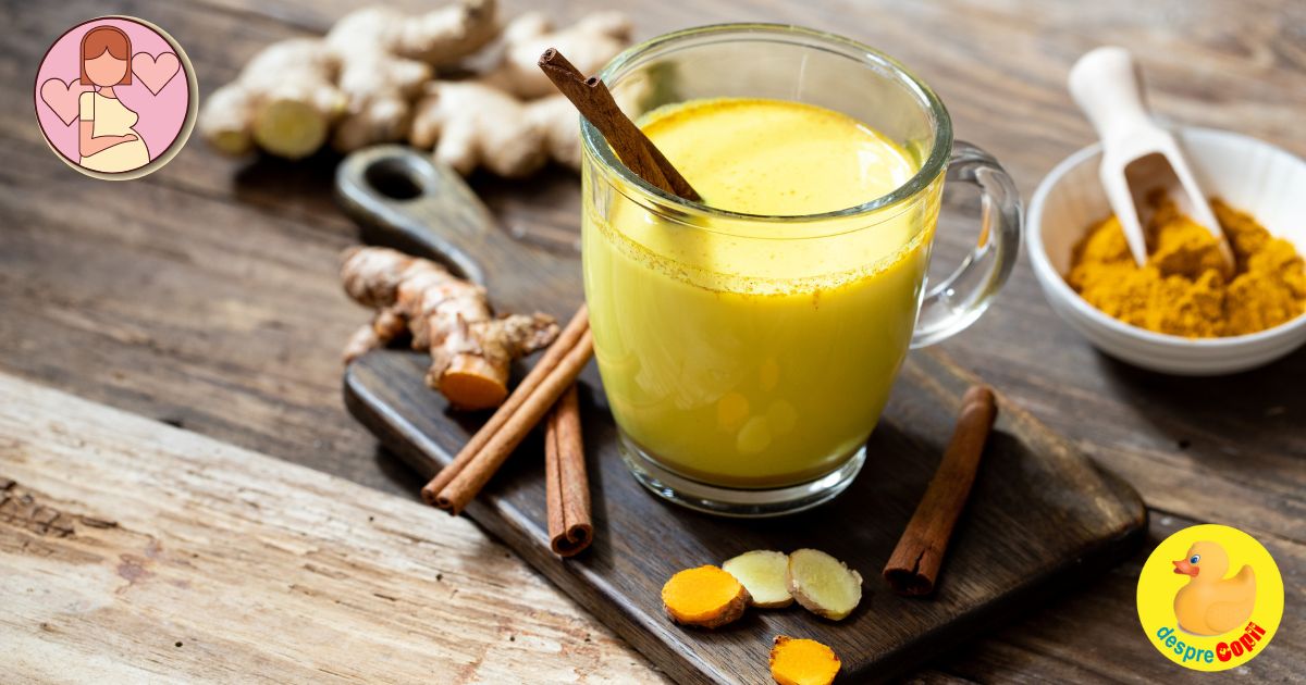 O bautura pentru fertilitate -  Turmeric Latte