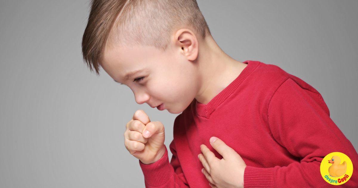 Copilul tuseste? Ai impresia ca il chinuie tusea? Cum putem elimina microbii din caile respiratorii?