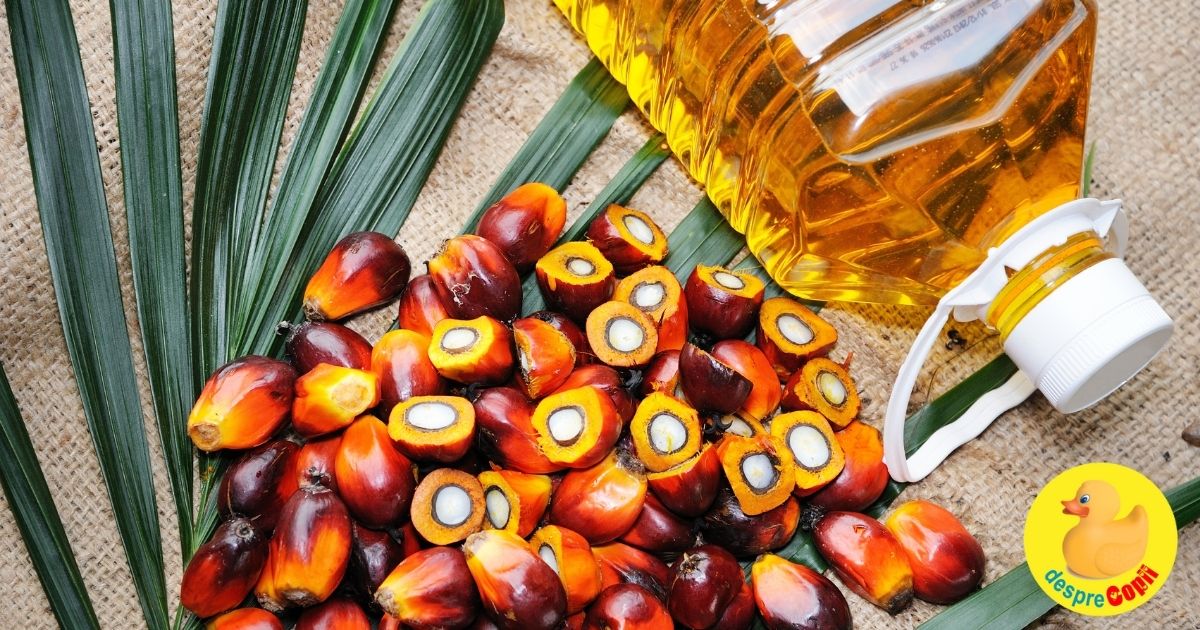 Uleiul de palmier este legat de un risc crescut de cancer - iar acesta sa gaseste in margarina, Nutella si multe marci de biscuiti