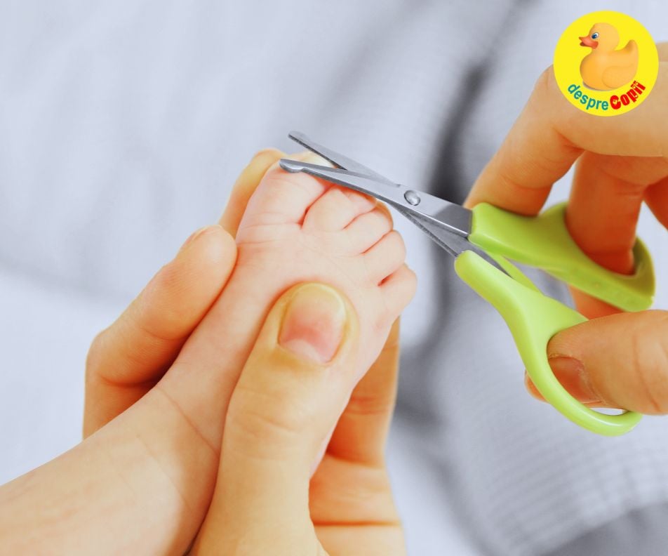 Ingrijirea unghiutelor bebelusului: sfaturi simple pentru taiere si ingrijire corecta