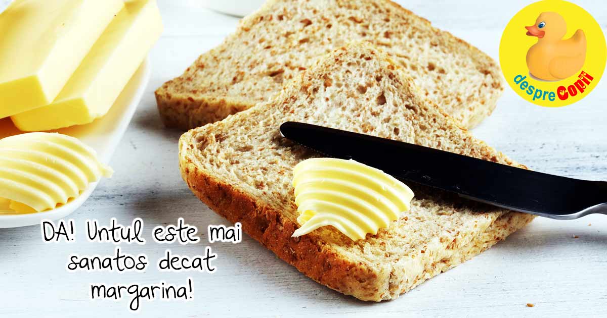 Untul este mai sanatos decat margarina dar alege uleiul de masline