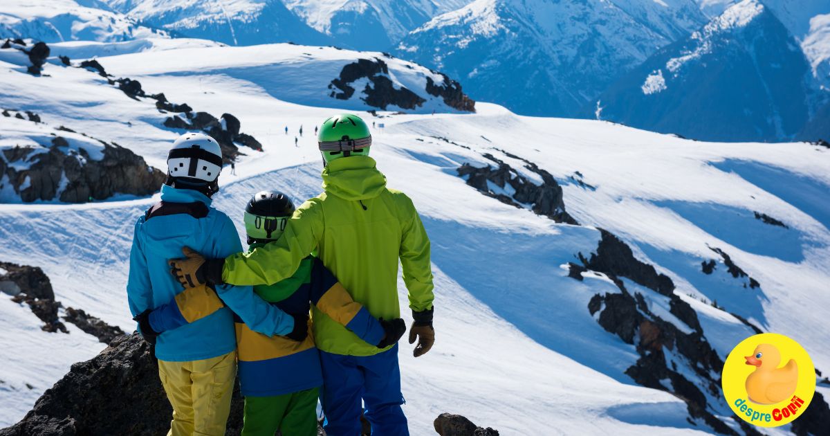 Cele mai frumoase amintiri de iarna: 5 motive pentru a duce copiii intr-o vacanta la schi