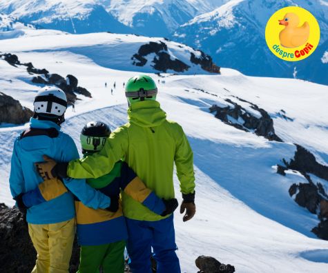 Cele mai frumoase amintiri de iarna: 5 motive pentru a duce copiii intr-o vacanta la schi