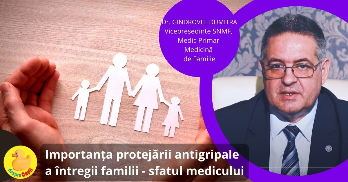 Importanta protejarii antigripale a intregii familii - sfatul medicului