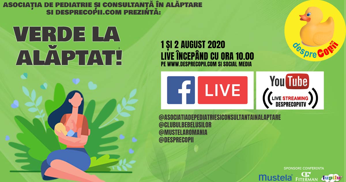 Verde la Alaptat! Cel mai important eveniment de parenting din Saptamana Internationala a Alaptarii