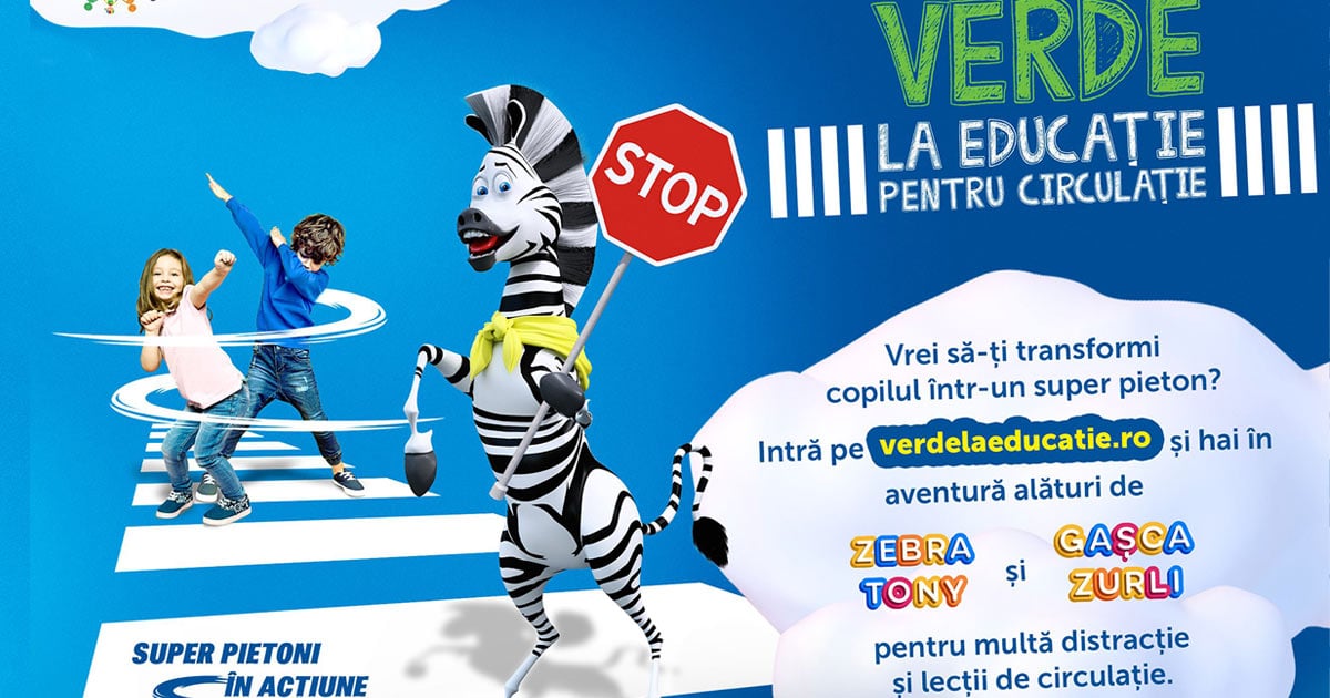 Campania nationala de educatie rutiera, Verde la educatie pentru circulatie, lansata de Lidl Romania inca din anul 2013 se muta online