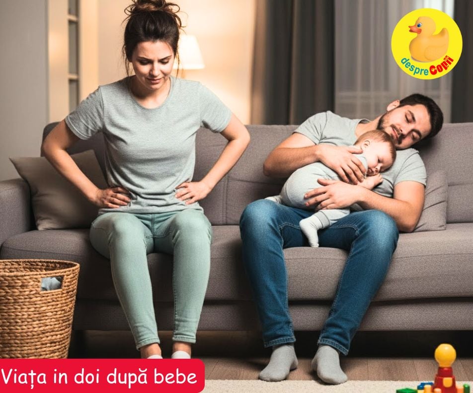 Viata in doi dupa ce vine bebe - Sosetele, iubirea si haosul perfect