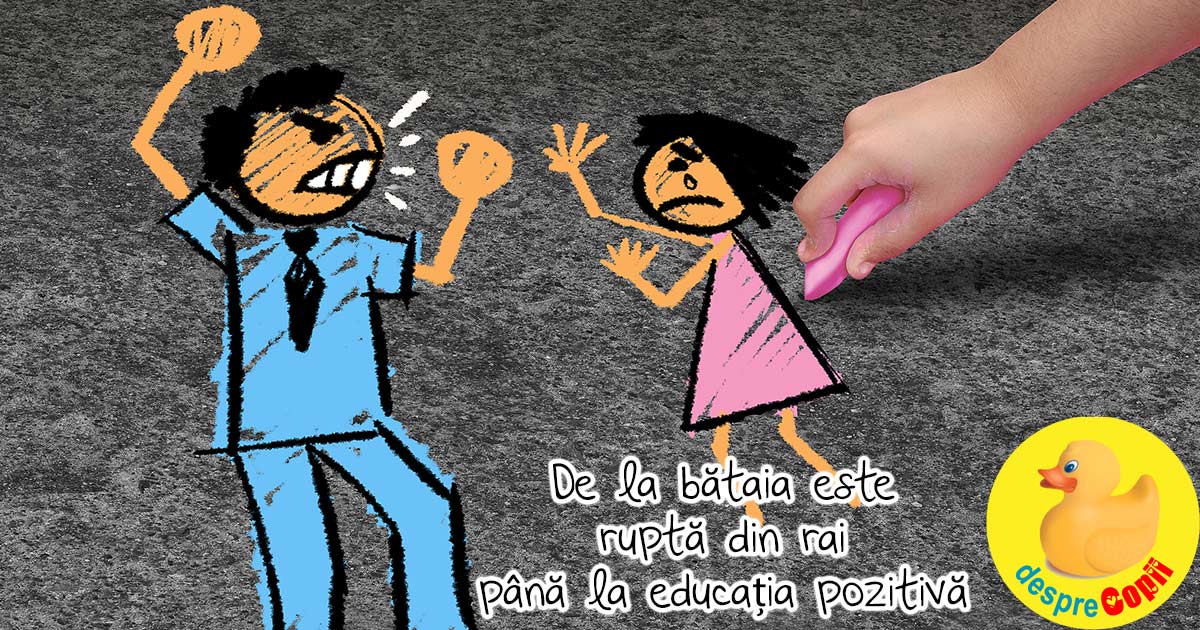 O palma administrata copilului ca metoda de educatie. De la bataia este rupta din rai pana la educatia pozitiva