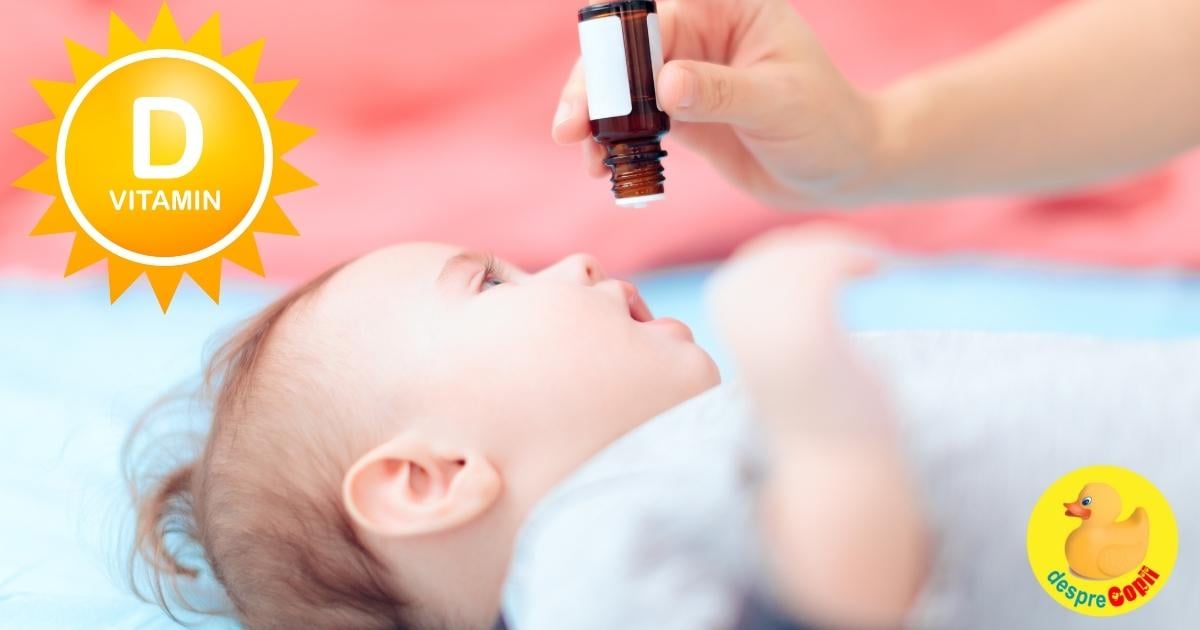 Vitamina D pentru bebelusii alaptati: recomandarea Academiei Americane de Pediatrie cu update de 2024