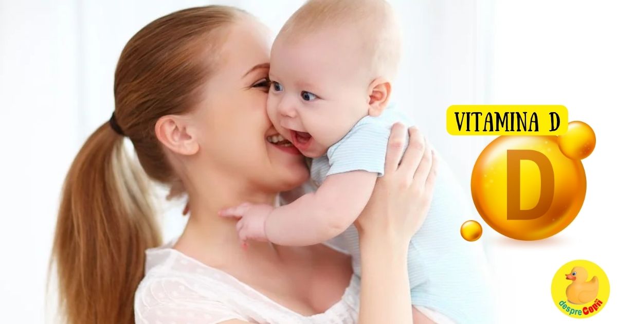 Sustinerea imunitatii bebelusului in primul an -  Importanta Vitaminei D3 in primele luni de viata