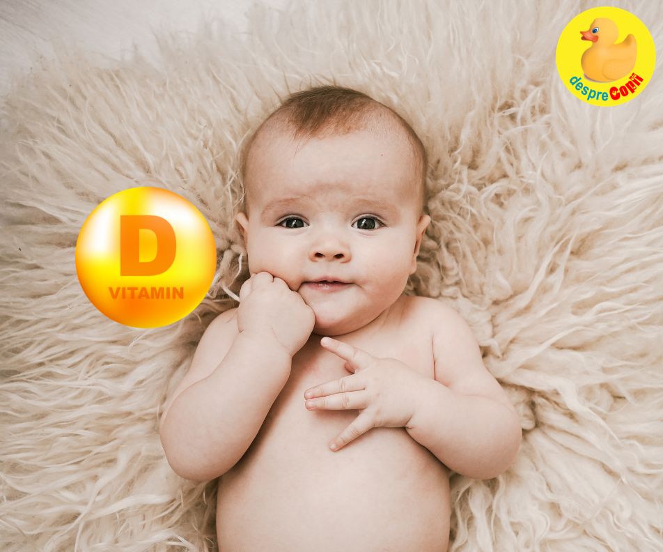 Iata de ce toti bebelusii au nevoie de vitamina D – chiar din primele zile de viata