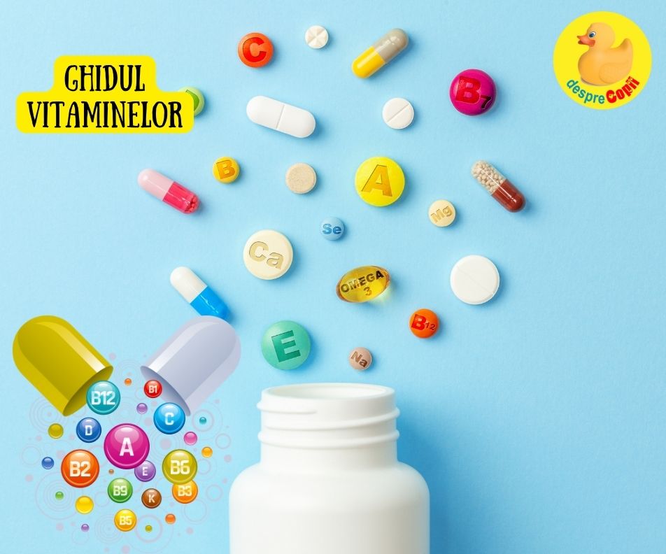 Dictionarul vitaminelor esentiale pentru sanatate. Care sunt cele mai eficiente surse naturale, dozare si precautii - ghid