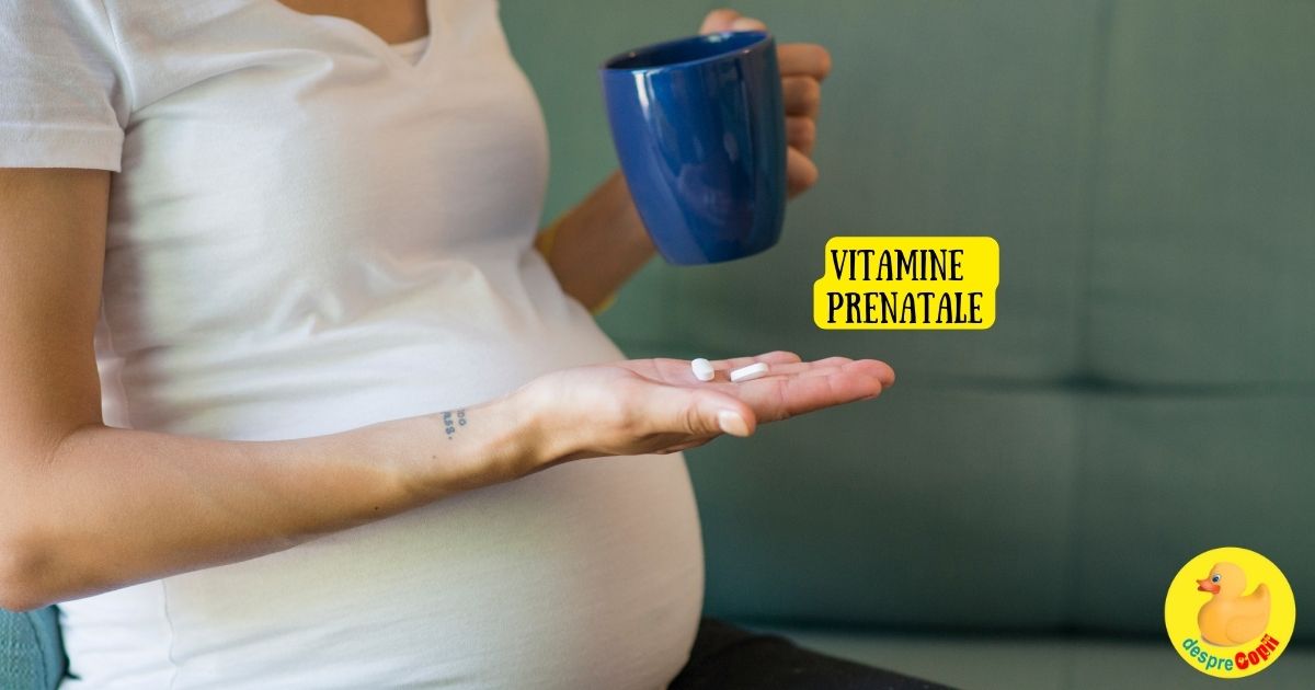 Vitaminele prenatale NU INGRASA. Despre un mit periculos care circula liber pe retele sociale si denota prostie dar si egoism