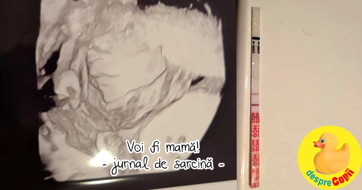 Acum 34 de saptamani am aflat ca voi fi mama dupa 5 minute si un test de 3 lei - jurnal de sarcina