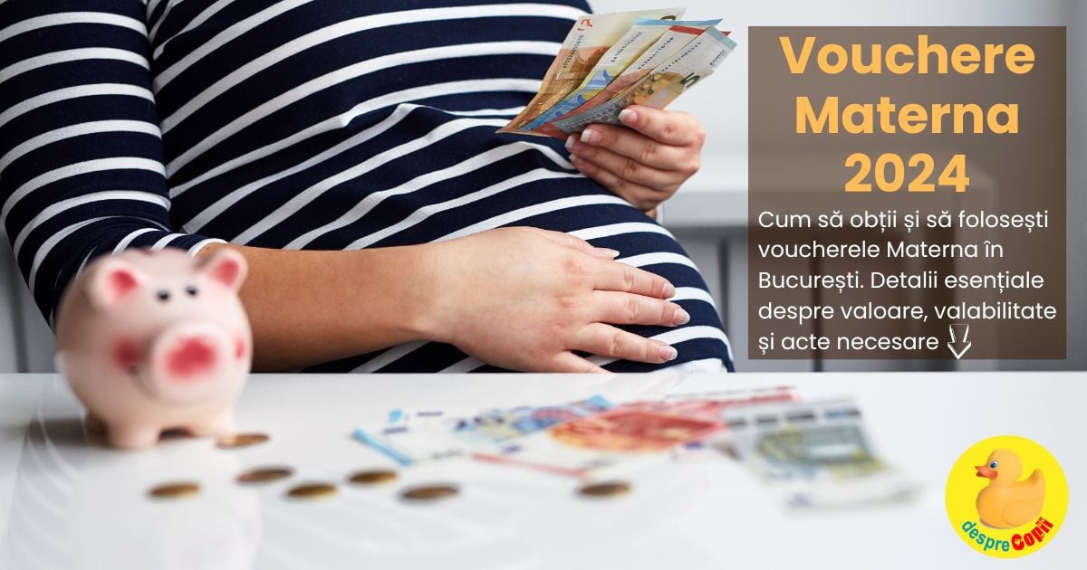 Vouchere Materna 2024: Cum sa obtii sprijin financiar in sarcina