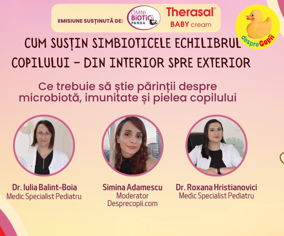 Cum sustin simbioticele echilibrul copilului, din interior spre exterior? Sfatul specialistilor!