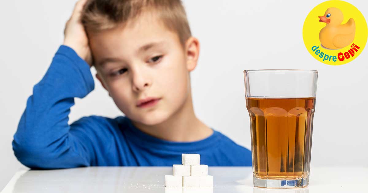 Stii cat zahar contin bauturile racoritoare pe care le bea copilul tau?