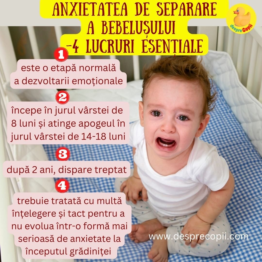 anxietate de separare bebelusi