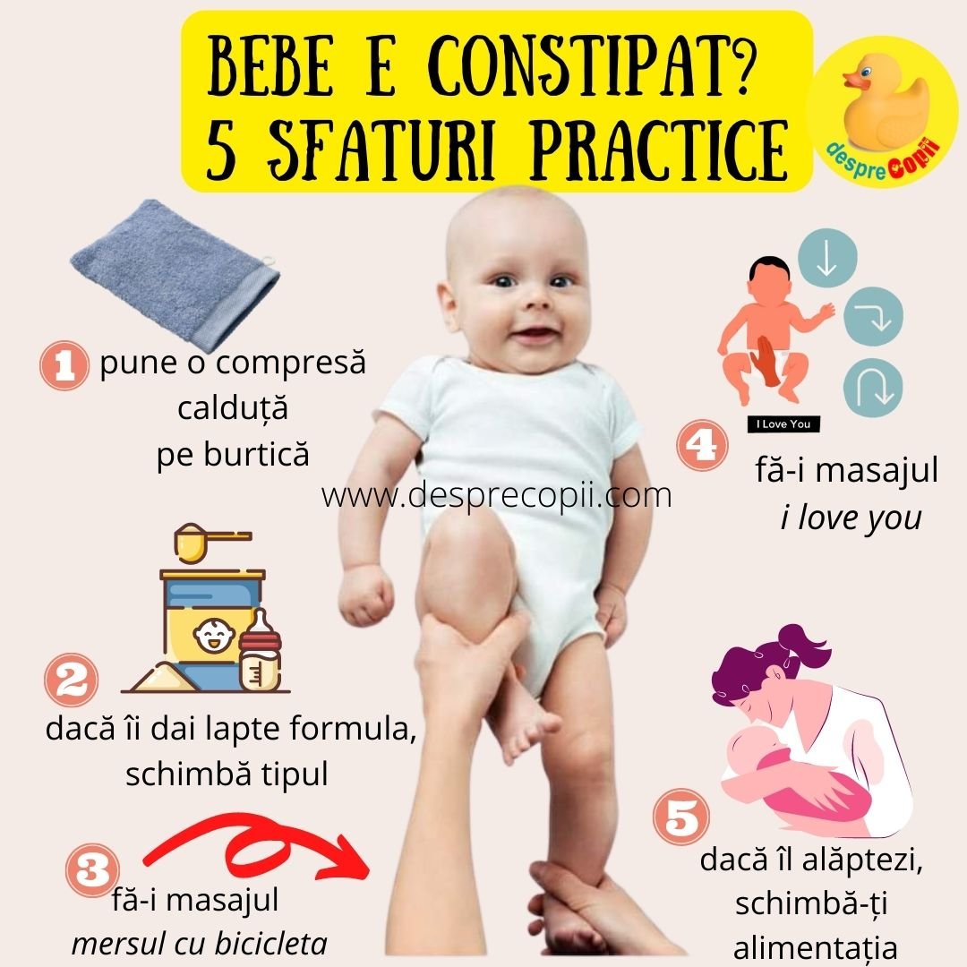 Constipatia bebelusului: cauze si ce e facut - sfatul medicului pediatru |