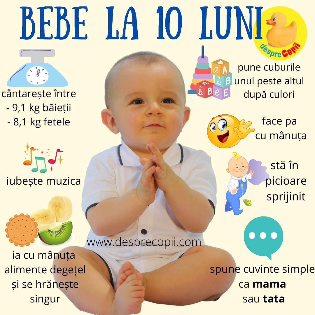 Bebelusul de 10 luni