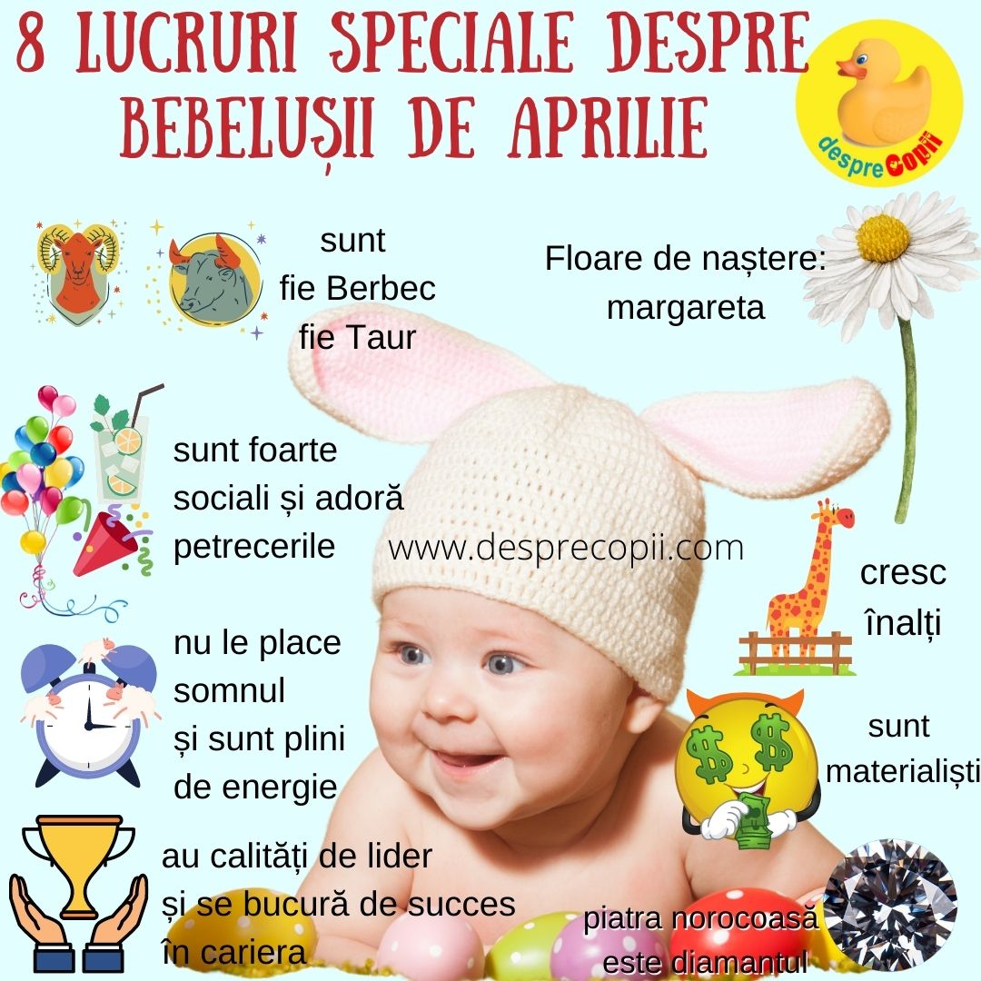 bebelus de aprilie